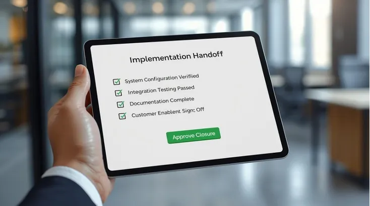 Configuration validation and handoff